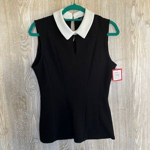 MORGAN DE TOI nwt sleeveless collared top